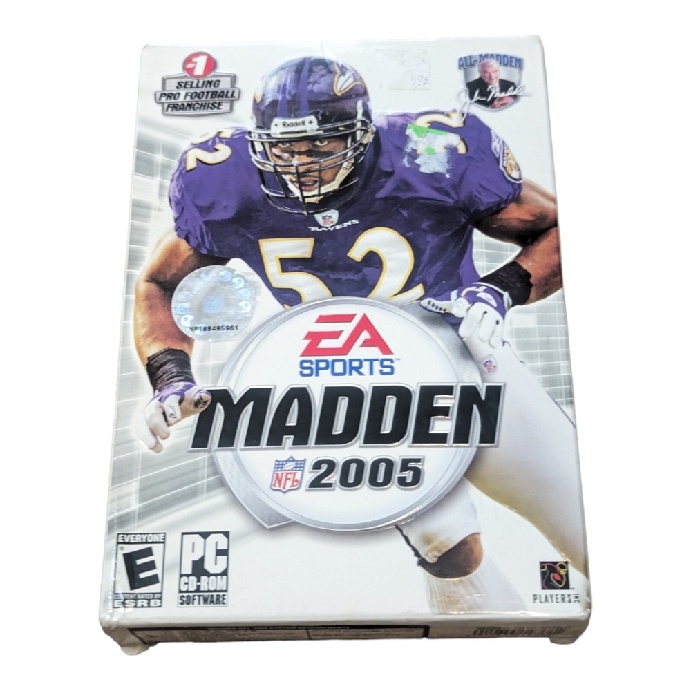Madden NFL 2005 Sealed PC Game 2004 EA Sports Football CD-ROM New in Box